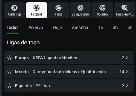 Apostas desportivas na versão móvel de LeonBets