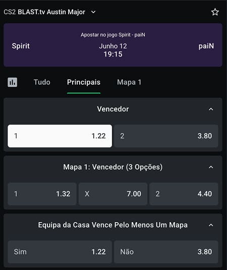 Instruções para o Leon Online BetBuilder