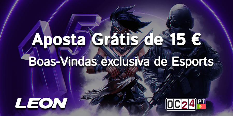 15 euros grátis para apostas na Esport LeonBet