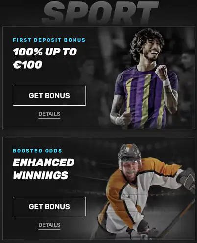Obter uma oferta de boas-vindas para apostas desportivas em Sportuna 
